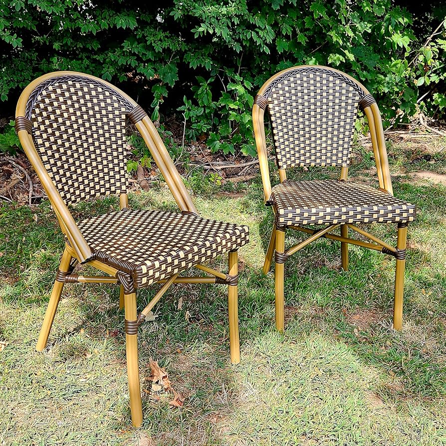 Bamboo Outdoor Chairs for Small Garden