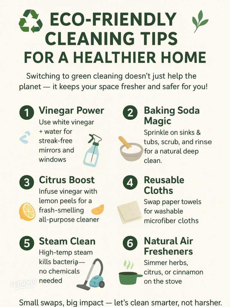 Eco Friendly Cleaning Hacks for Beginners