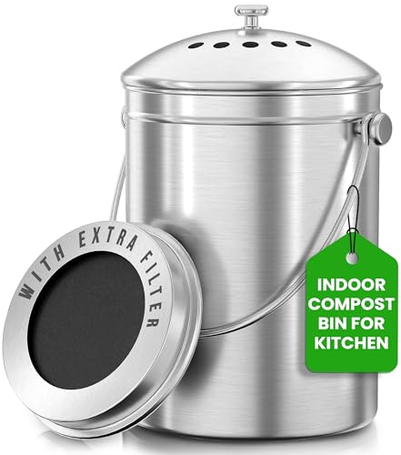 Indoor Compost Bin With Filter