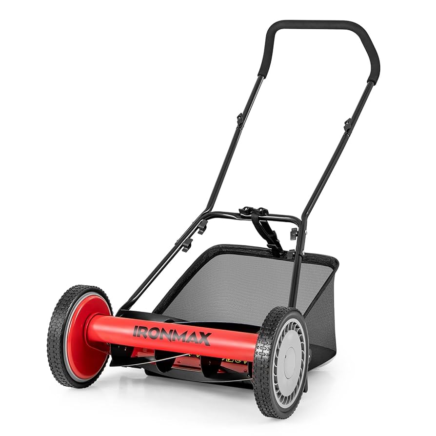 Manual Push Lawn Mower for Small Yard
