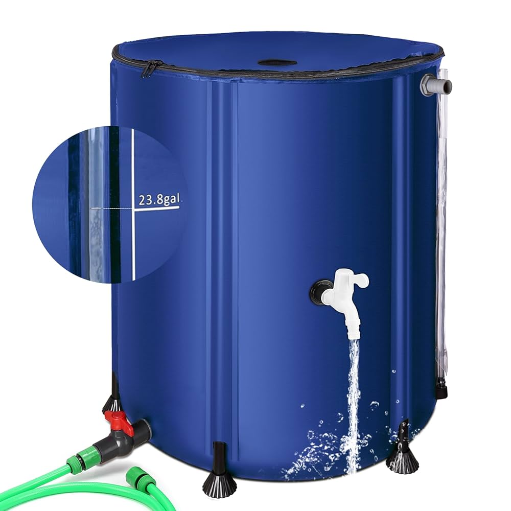 Rainwater Harvesting Barrel With Filter